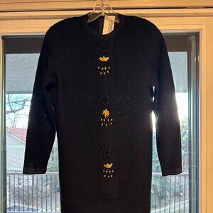 Steve Fabrikant black dress petite